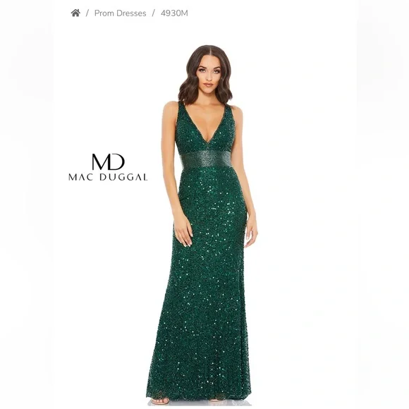 Mac Duggal | Dresses | Mac Duggal Beaded Dress | Poshmark